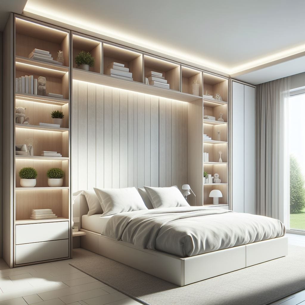 Bedroom Storage Above Bed: Maximize Space and Style - TrueCanadianFinds