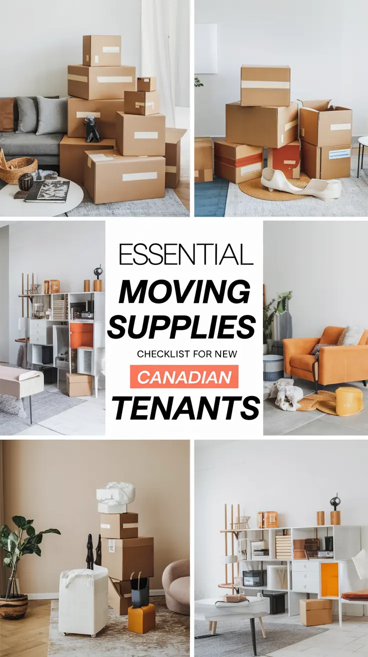 Essential Moving Supplies Checklist for New Canadian Tenants