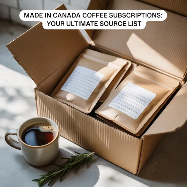 Made in Canada Coffee Subscriptions: Your Ultimate Source List