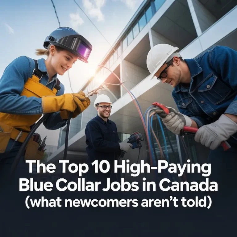 The Top10 High-Paying Blue Collar Jobs in Canada (What Newcomers Aren’t Told)