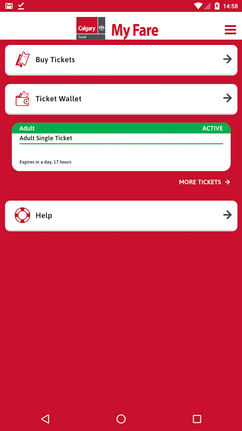 calgary transit my fare app