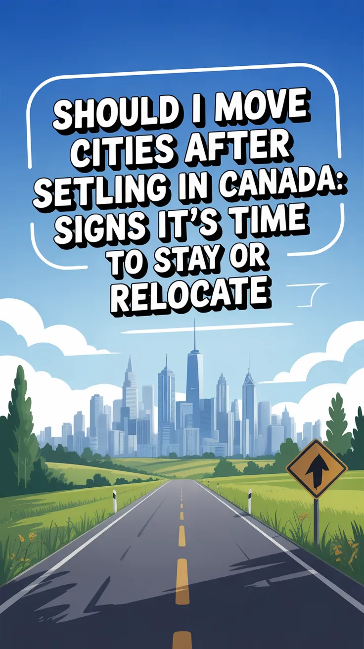 Should I Move Cities After Settling in Canada