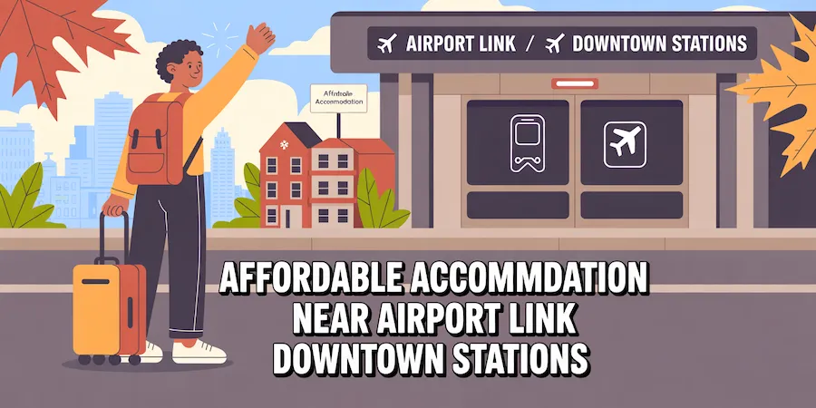 Affordable Accommodation Near Airport Link Downtown Stations