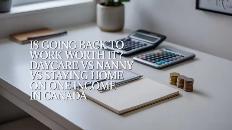 daycare vs nanny Canada one income