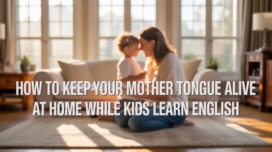mother tongue at home for immigrant kids